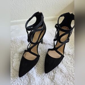 Jessica Simpson Black Suede Heels